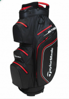 TaylorMade Storm Dry Cart Bag - Black/Red