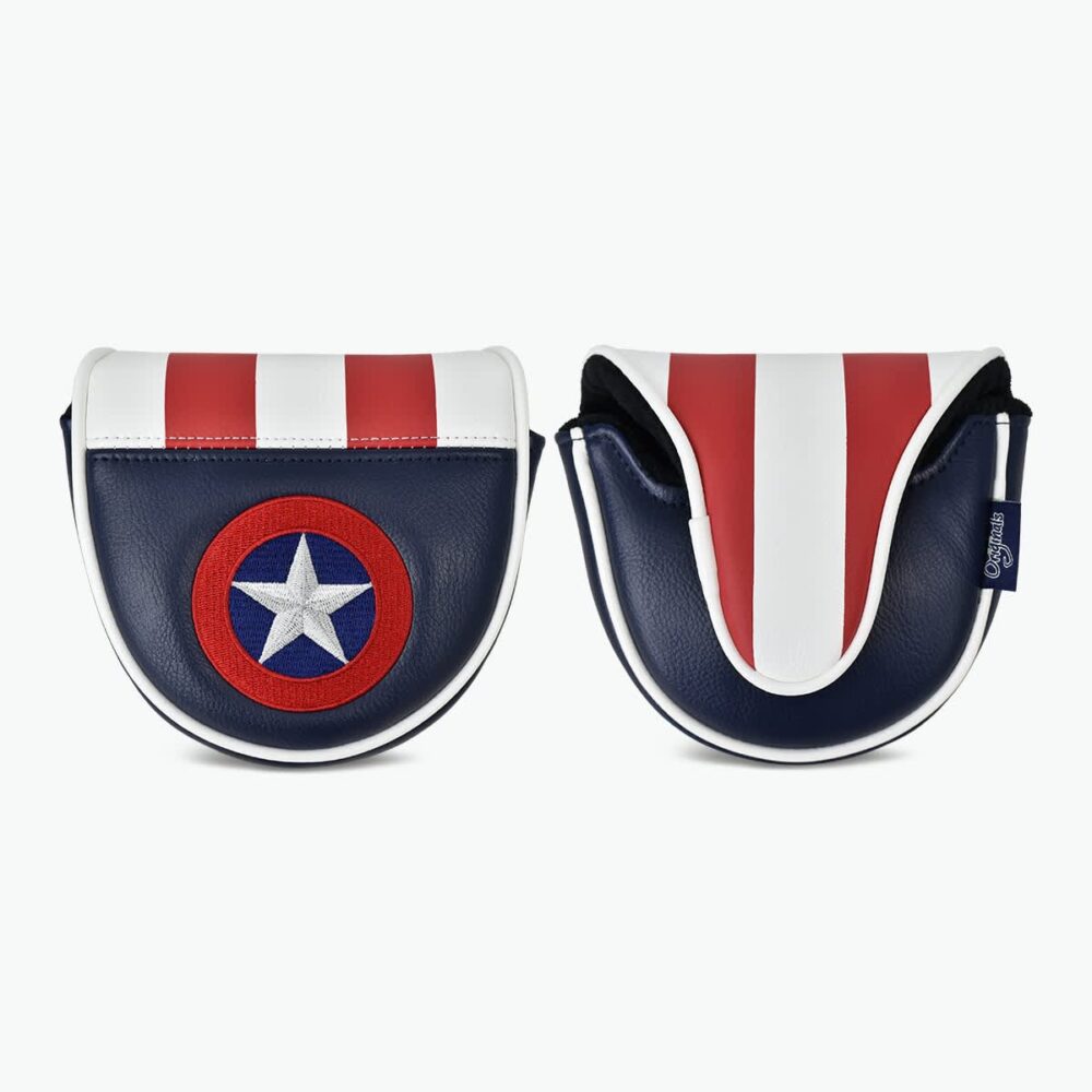 PRG Originals Mallet Putter Cover Captain USA