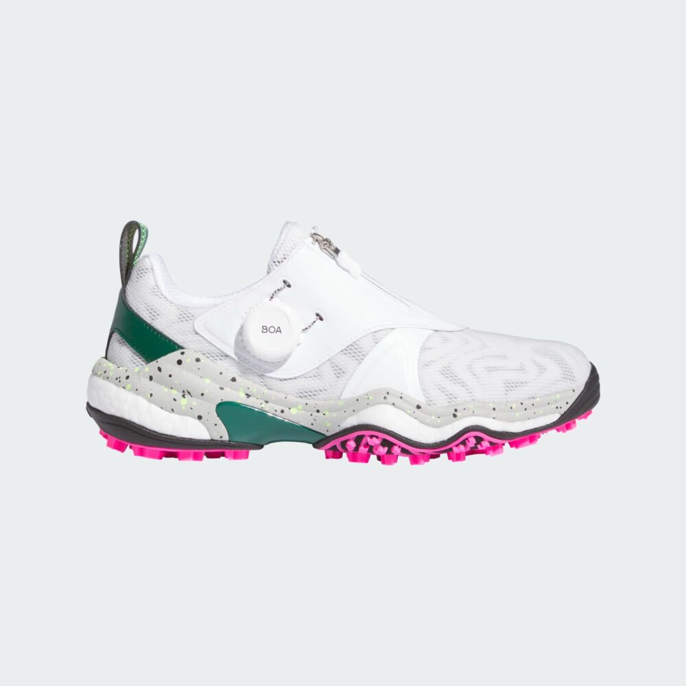 Adidas 25 Women's CodeChaos Boa Shoes - Cloud White / Matte Silver / Collegiate Green