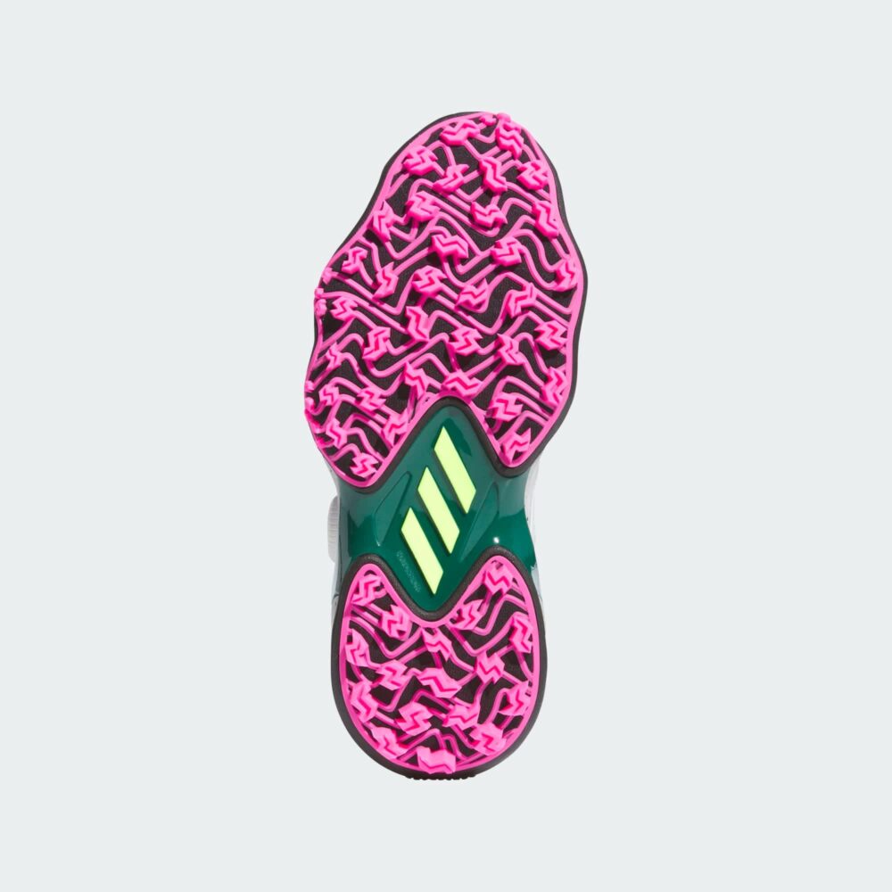 Adidas 25 Women's CodeChaos Boa Shoes - Cloud White / Matte Silver / Collegiate Green - Image 4