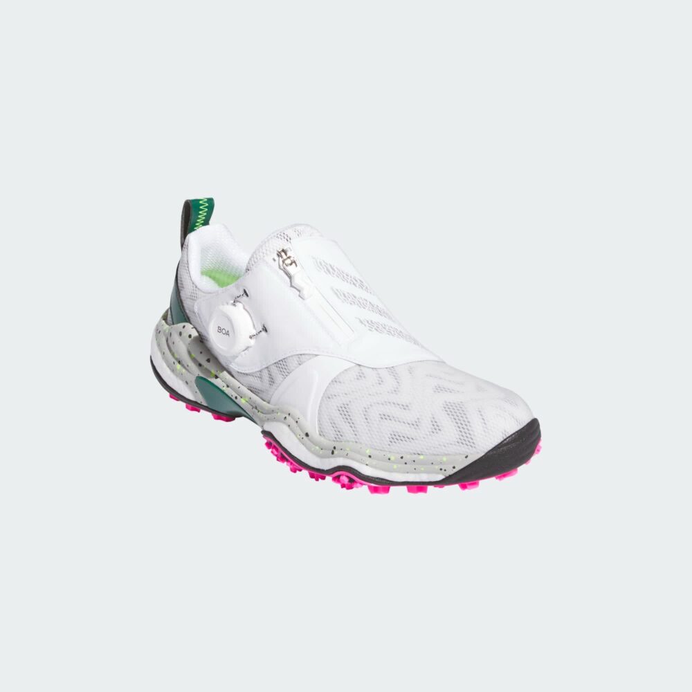 Adidas 25 Women's CodeChaos Boa Shoes - Cloud White / Matte Silver / Collegiate Green - Image 9