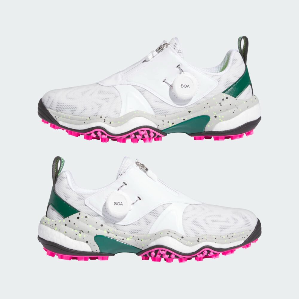 Adidas 25 Women's CodeChaos Boa Shoes - Cloud White / Matte Silver / Collegiate Green - Image 6