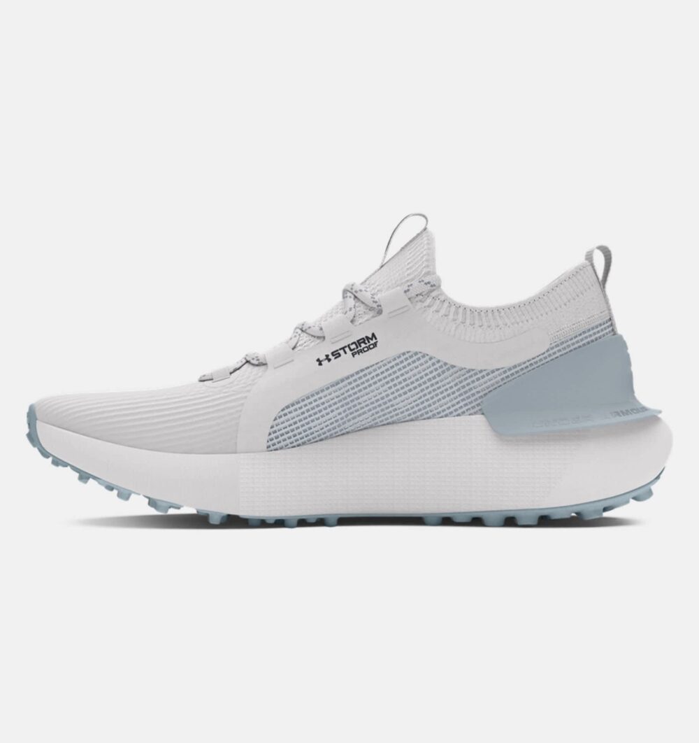 Under Armour Phantom Golf Shoes - Distant Gray / Harbor Blue - Image 2