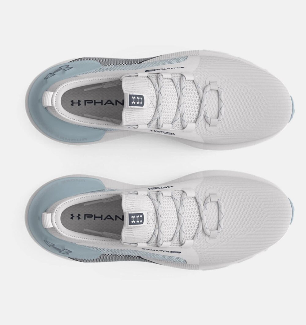 Under Armour Phantom Golf Shoes - Distant Gray / Harbor Blue - Image 3