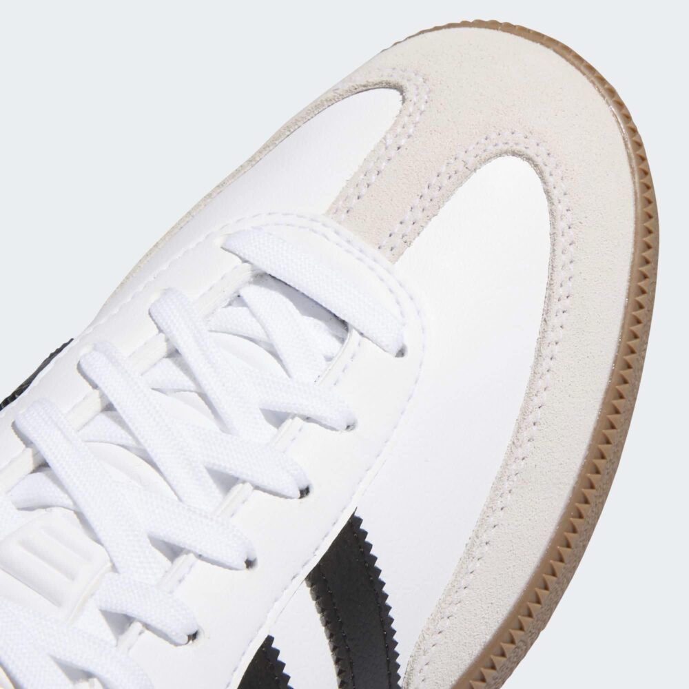 Adidas Samba Golf Shoes - Cloud White/Core Black/Gum 5 - Image 12