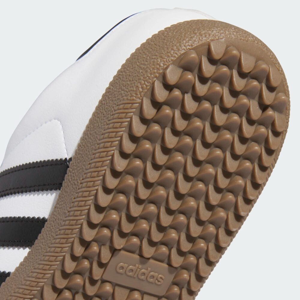 Adidas Samba Golf Shoes - Cloud White/Core Black/Gum 5 - Image 11