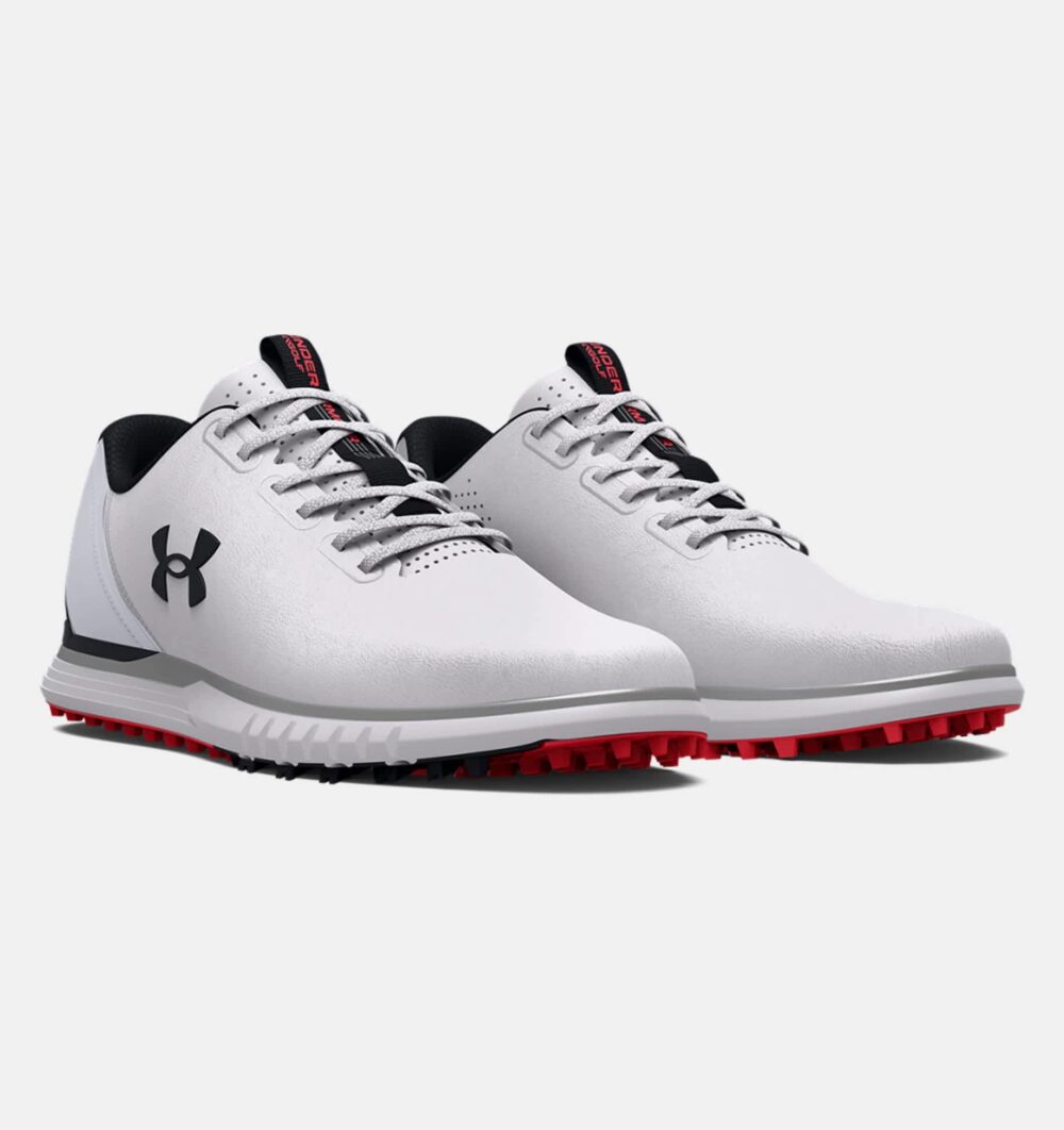 Under Armour Charged Medal Spikeless 2 Shoes - White / Mod Grey - Image 3