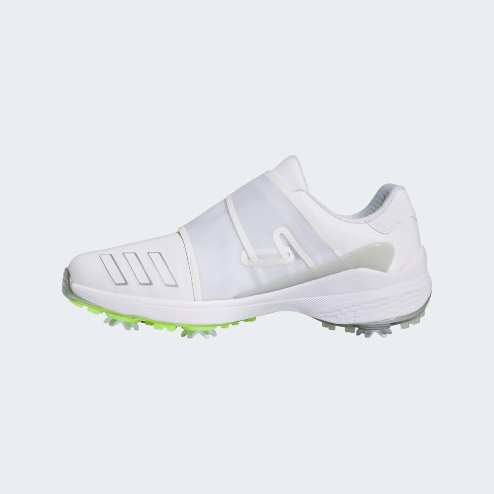 Adidas ZG23 Boa LightStrike Shoes - Cloud White / Silver Metallic / Lucid Lemon - Image 4