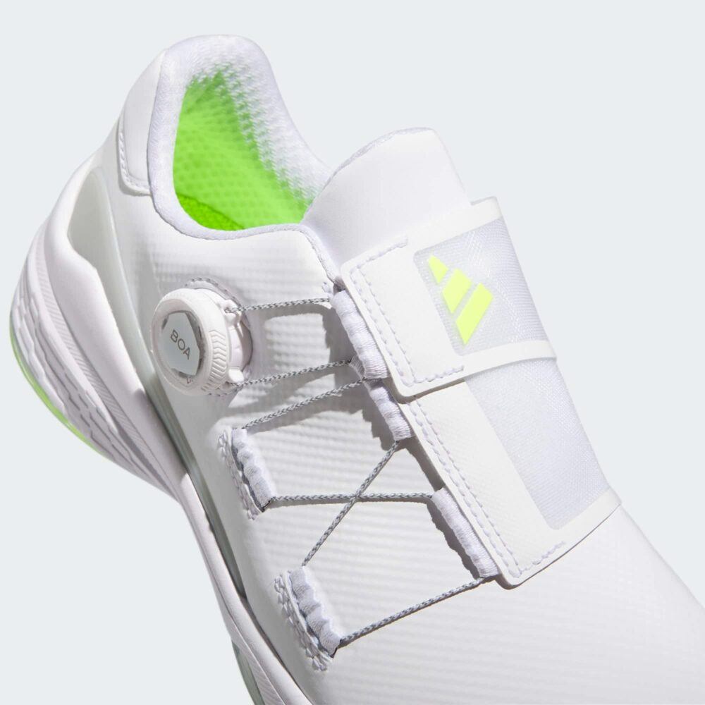 Adidas ZG23 Boa LightStrike Shoes - Cloud White / Silver Metallic / Lucid Lemon - Image 7