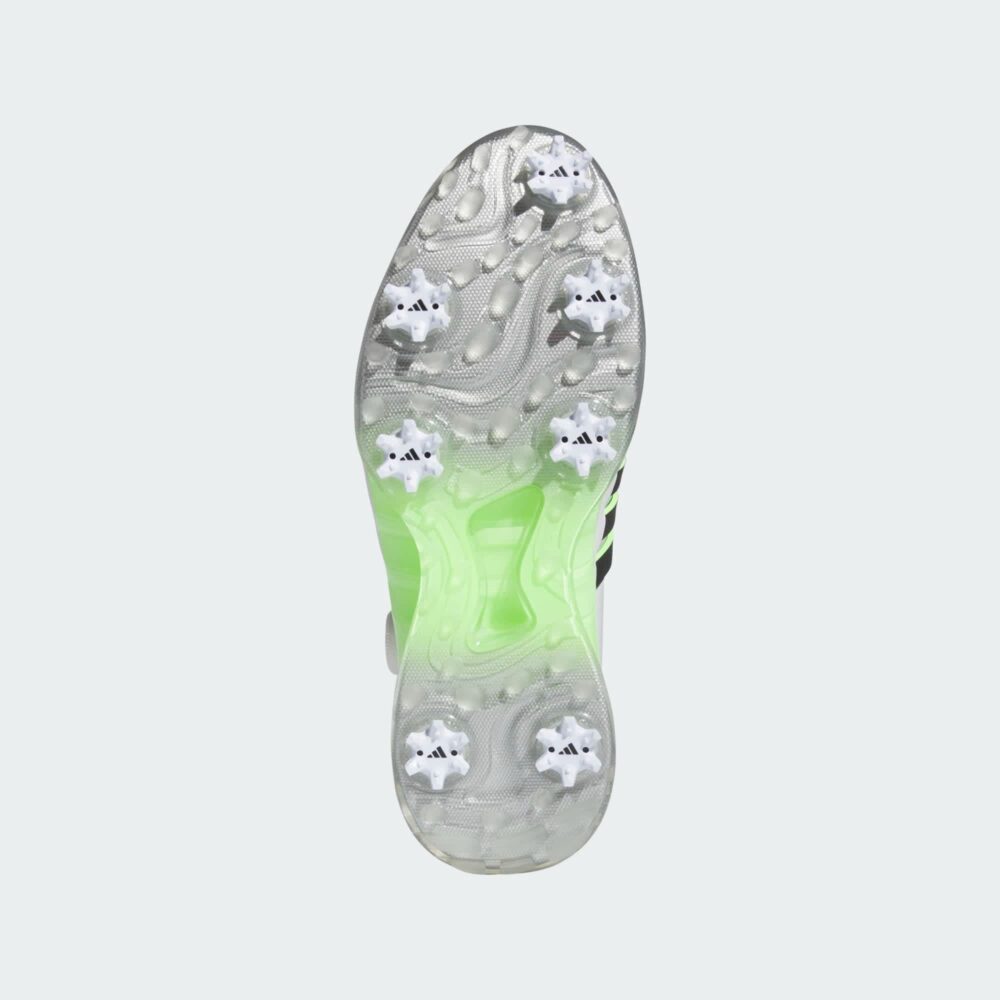 Adidas 24 Tour360 Boa Shoes - Cloud White/Core Black/Green Spark - Image 4