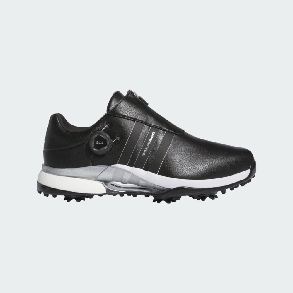 Adidas 24 Tour360 Boa Shoes - Core Black/Core Black/Cloud White