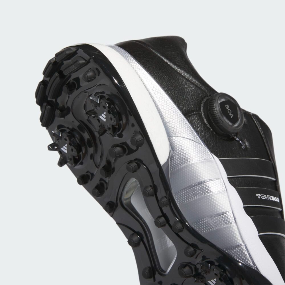 Adidas 24 Tour360 Boa Shoes - Core Black/Core Black/Cloud White - Image 9