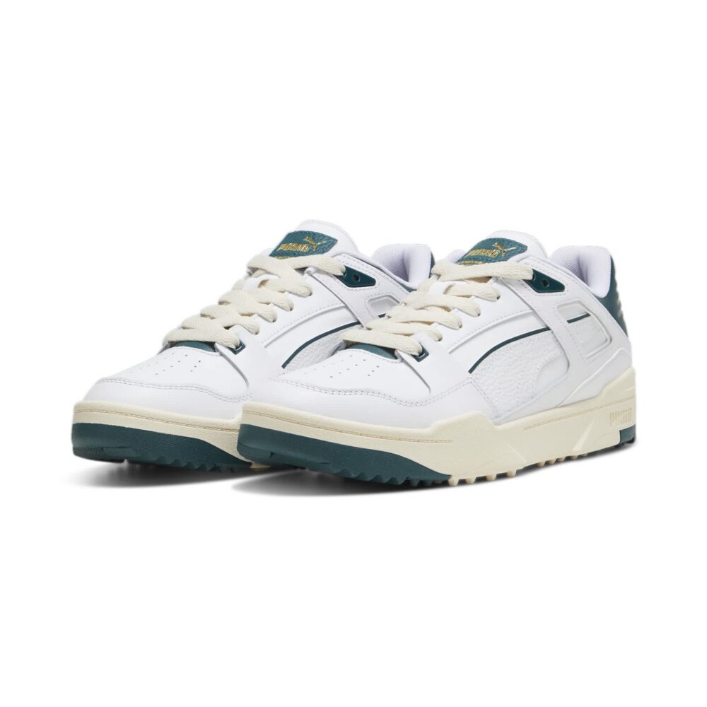 Puma Slipstream G Shoes - Puma White/Varsity Green
