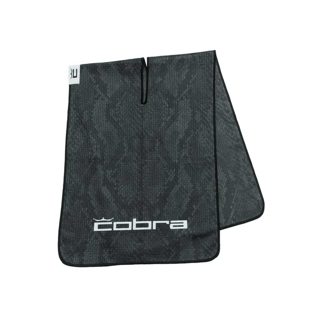 Cobra Microfiber Tour Towel - Black Snakeskin