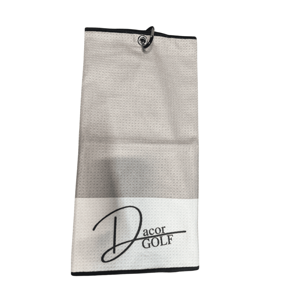 Dacor Golf Trifold Towel - Grey / White