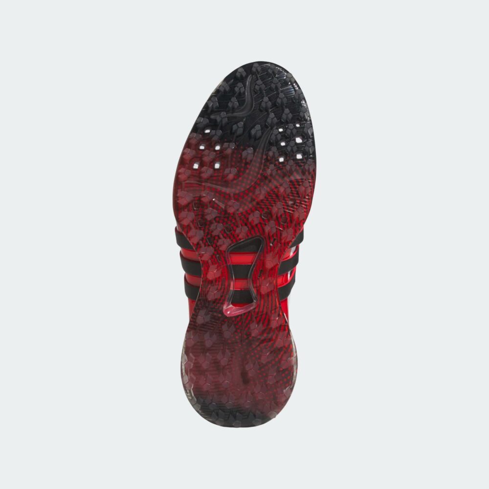 Adidas Tour360 25 Wide Spikeless Shoes - Cloud White / Core Black / Lucid Red - Image 3