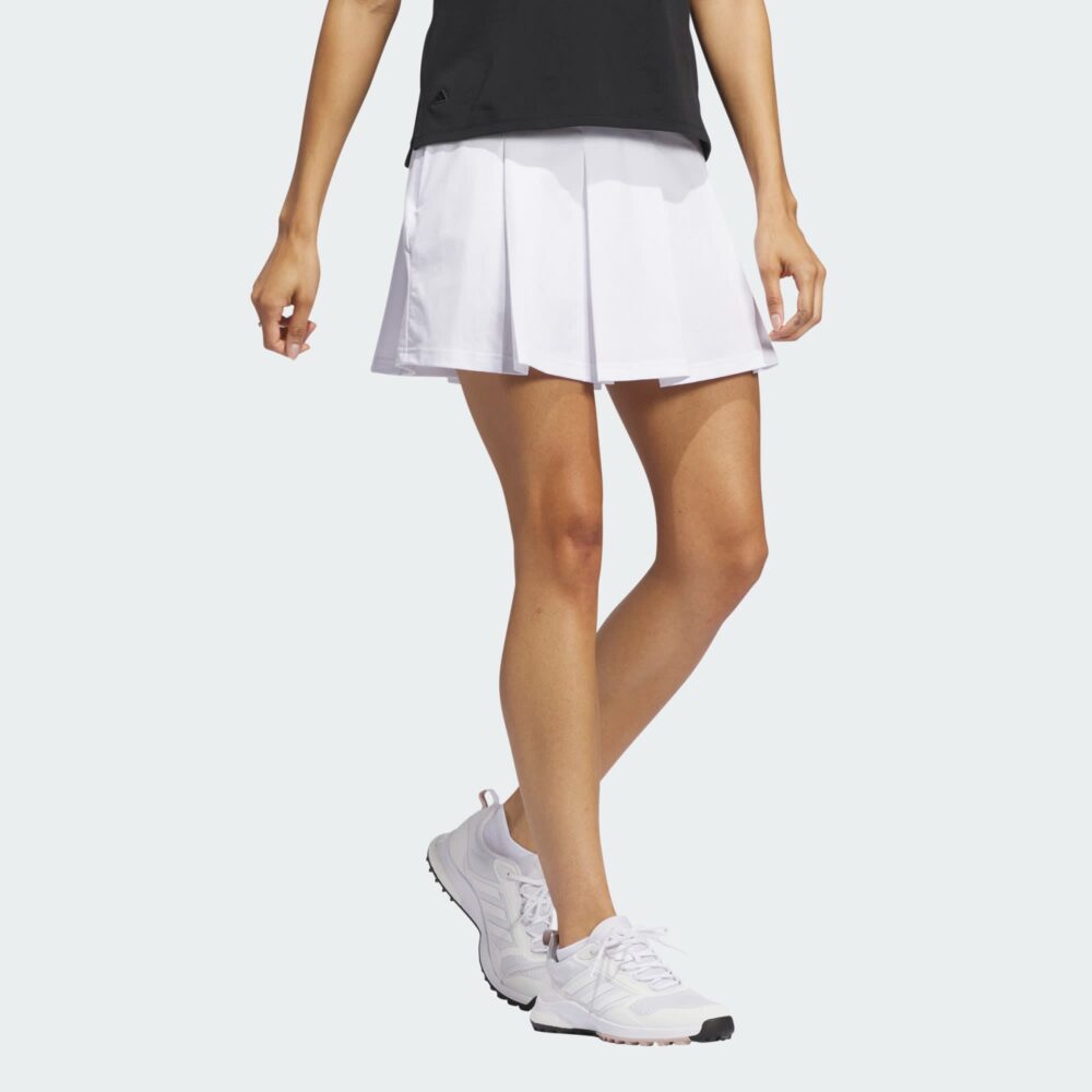 Adidas Women's Ultimate365 Tour Pleated Skort - White - Image 4