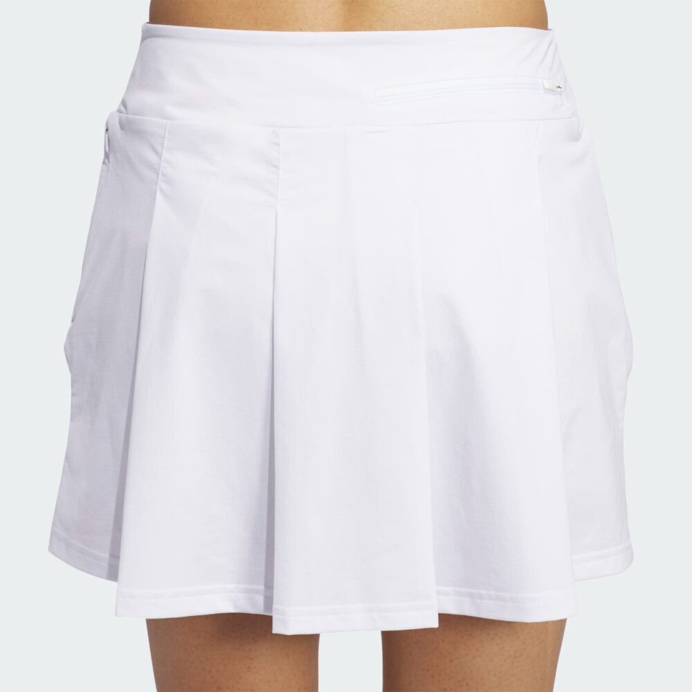 Adidas Women's Ultimate365 Tour Pleated Skort - White - Image 7