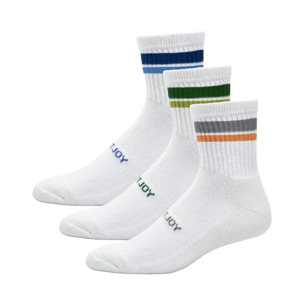FootJoy 25 ComfortSOF Men's Quarter 3 Pack Assorted Socks
