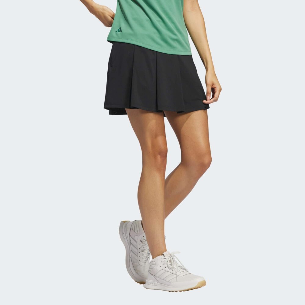 Adidas Women's Ultimate365 Tour Pleated Skort - Black - Image 4