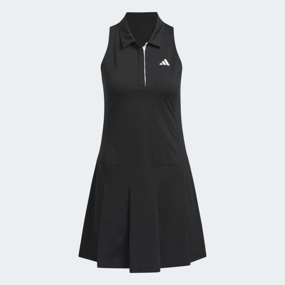 Adidas Women's Ultimate365 Tour Pleated Dress - Black