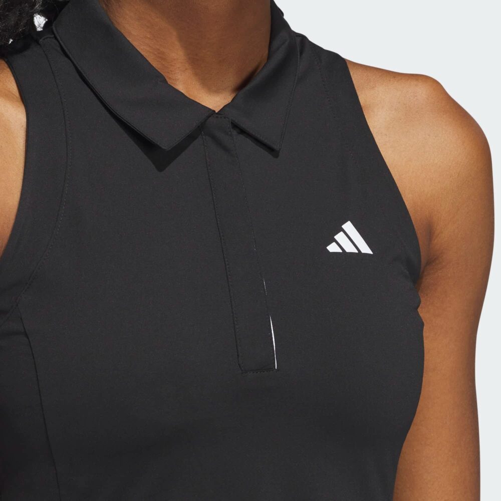 Adidas Women's Ultimate365 Tour Pleated Dress - Black - Image 4