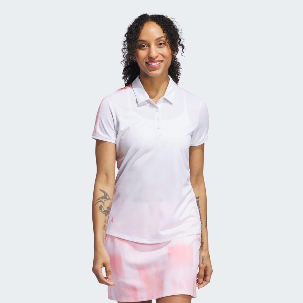 Adidas Women's Ultimate365 Printed Polo - White - Image 2