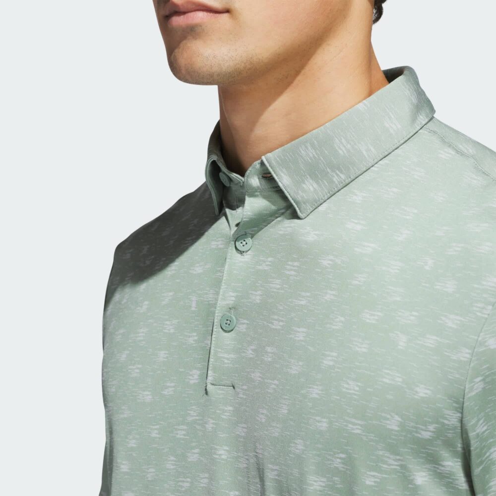 Adidas Ultimate365 Novelty Polo - Silver Green - Image 5