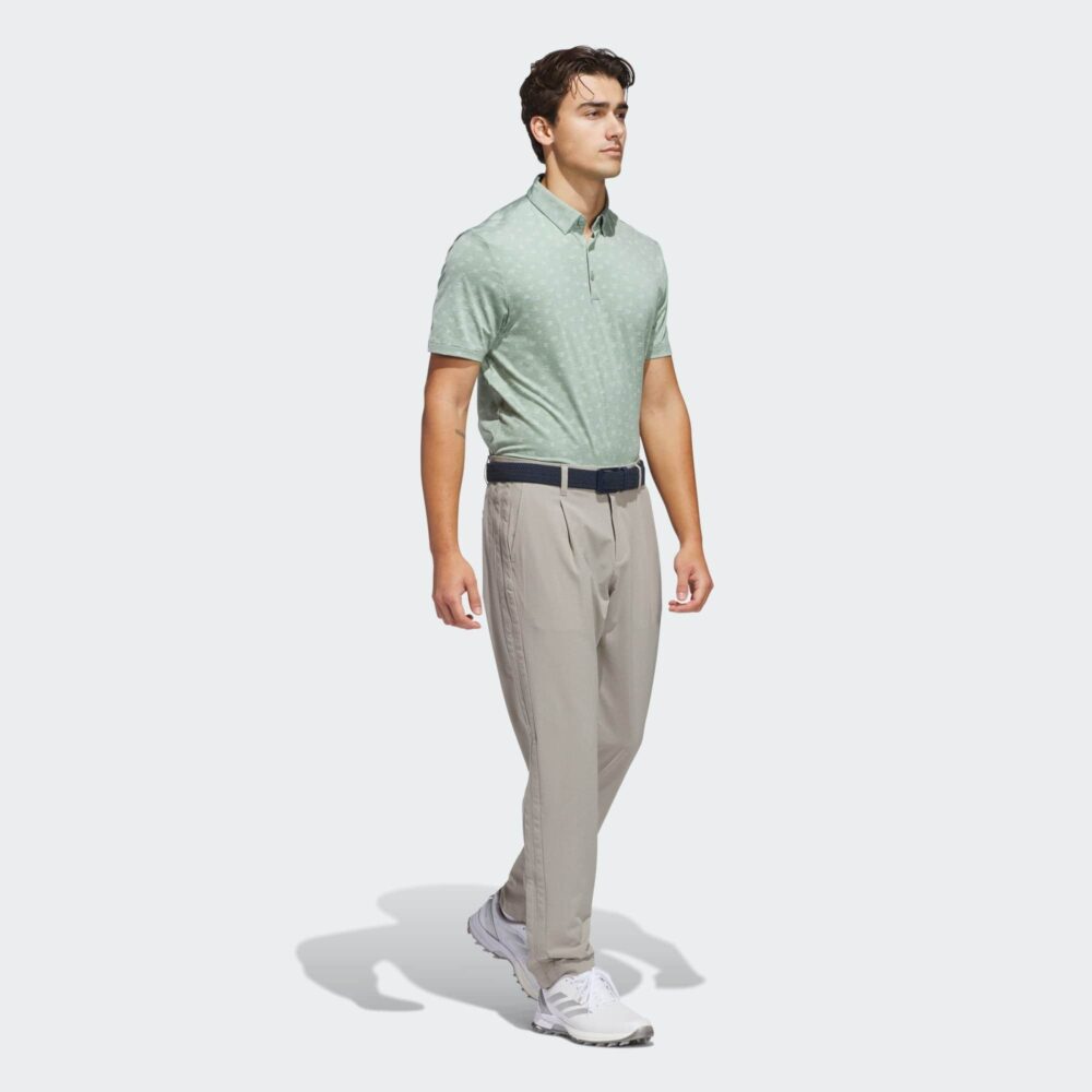 Adidas Ultimate365 Novelty Polo - Silver Green - Image 3