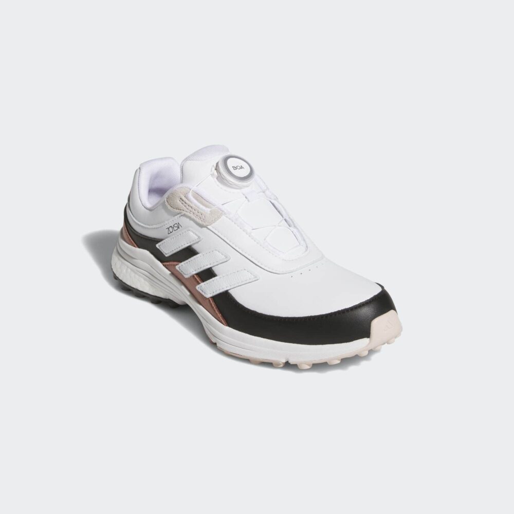 Adidas 25 Women's Zoysia Boa Shoes -  Cloud White / Core Black / Warm Clay - Image 4