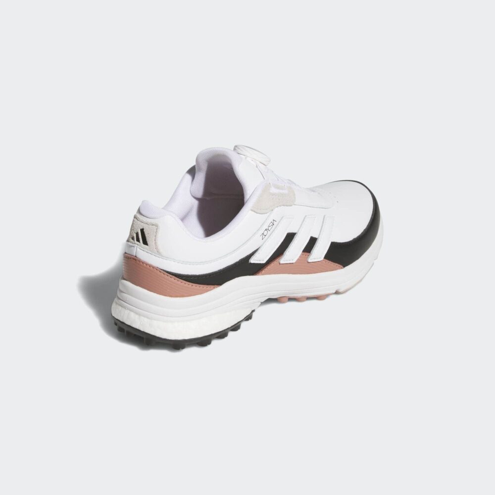 Adidas 25 Women's Zoysia Boa Shoes -  Cloud White / Core Black / Warm Clay - Image 5
