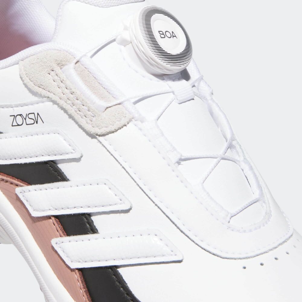 Adidas 25 Women's Zoysia Boa Shoes -  Cloud White / Core Black / Warm Clay - Image 7