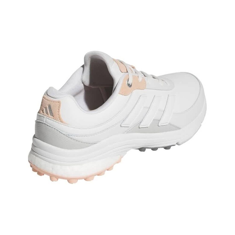 Adidas 25 Women's Zoysia Shoes -  Dash Grey / Crystal White / Powder Coral - Image 5
