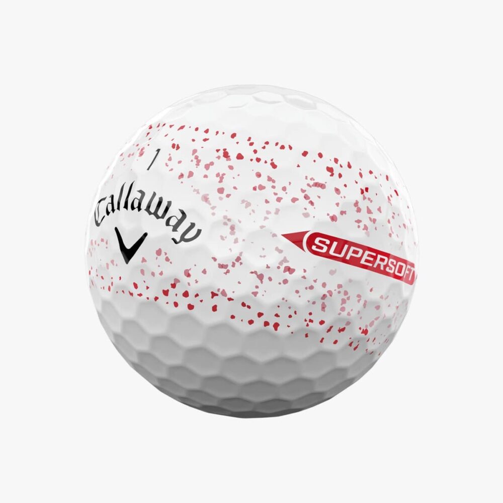 Callaway 25 Supersoft Splatter 360 - Red - Image 2
