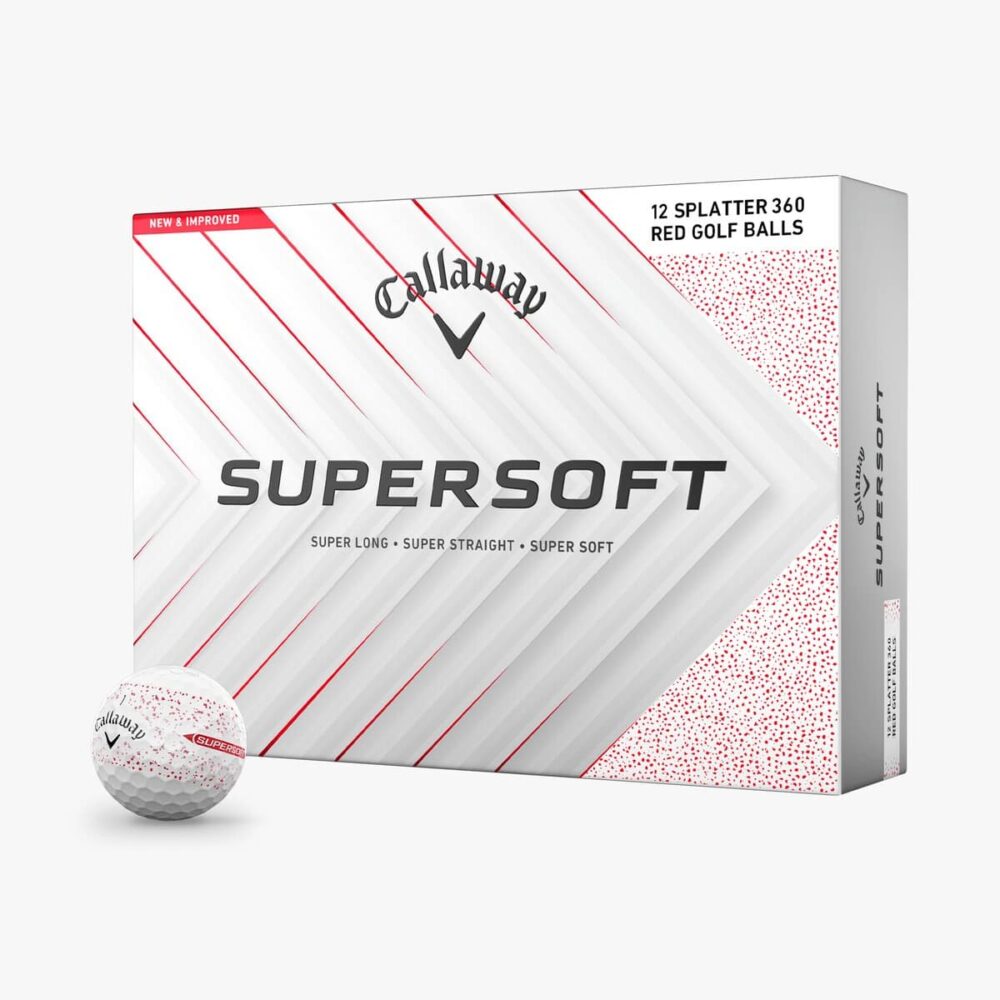 Callaway 25 Supersoft Splatter 360 - Red