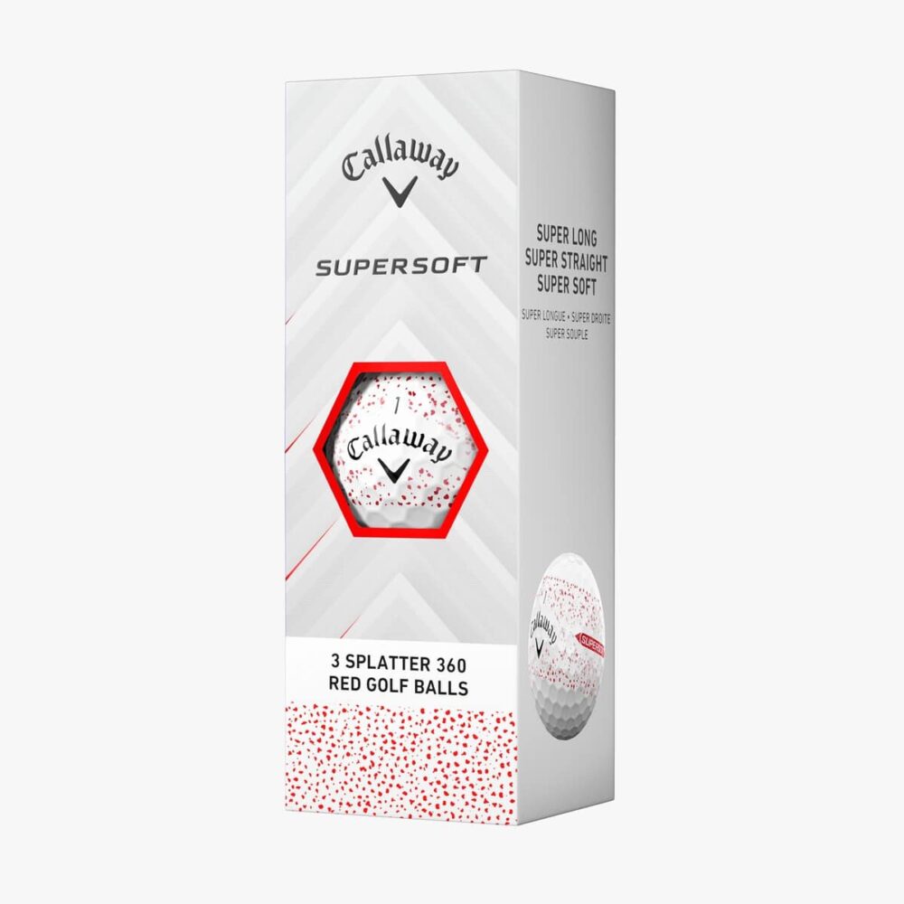 Callaway 25 Supersoft Splatter 360 - Red - Image 4