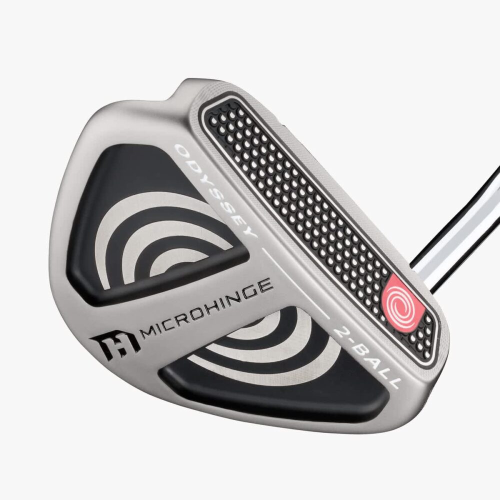 Odyssey Microhinge Putter V-Line 2-Ball - Double Bend - Image 4