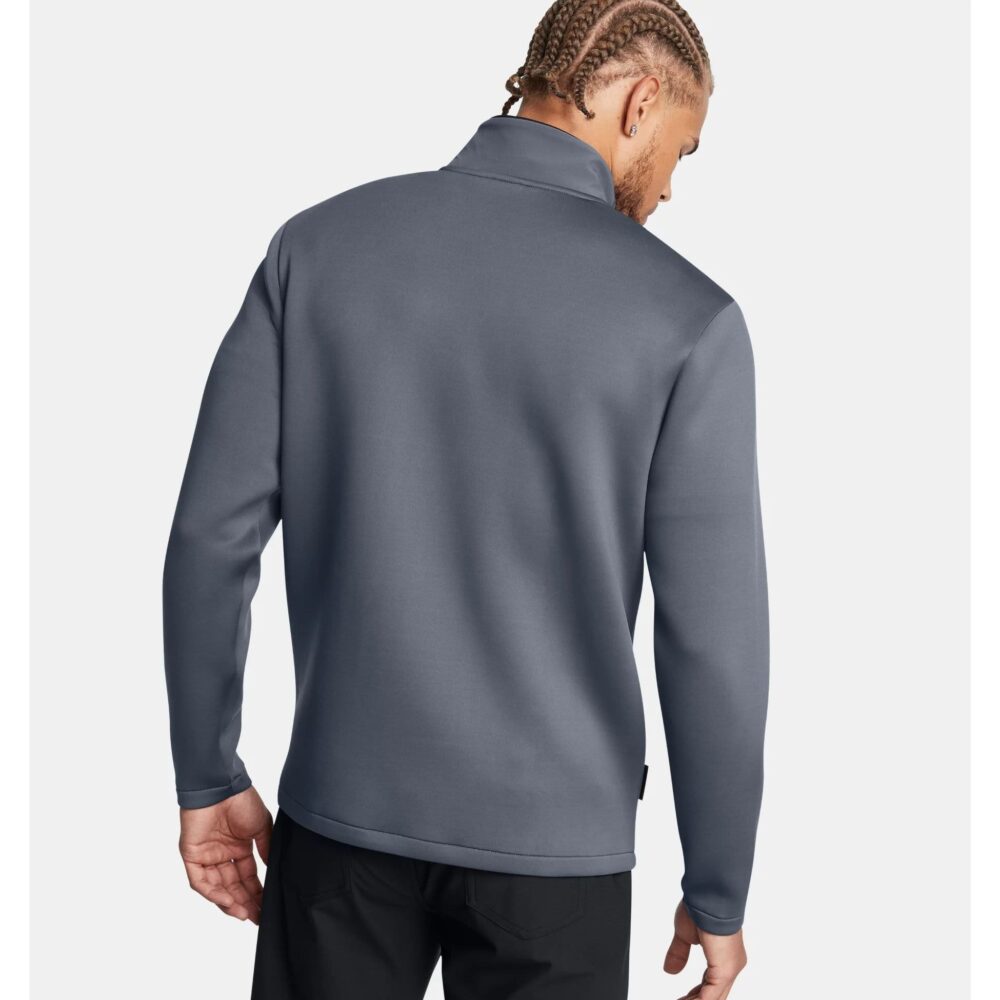 Under Armour Pullover Drive Midlayer - Downpour Gray / Metallic Silver - Image 4