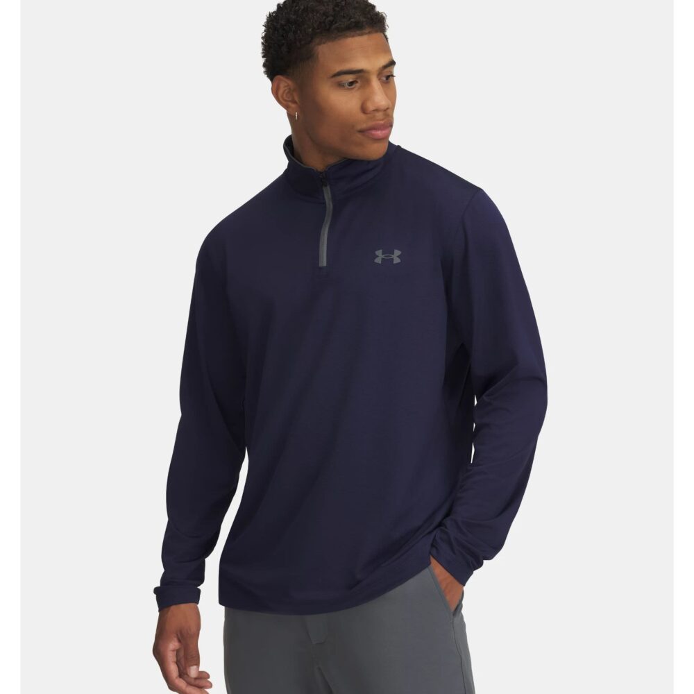 Under Armour Matchplay 1/4 Zip - Midnight Navy / Pitch Gray