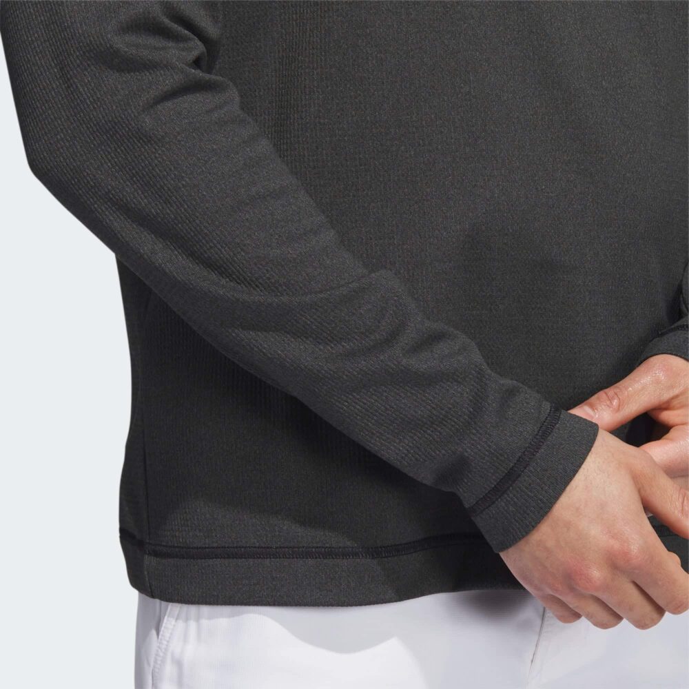 Adidas Light Weight Hoodie - Black/Grey Six - Image 7