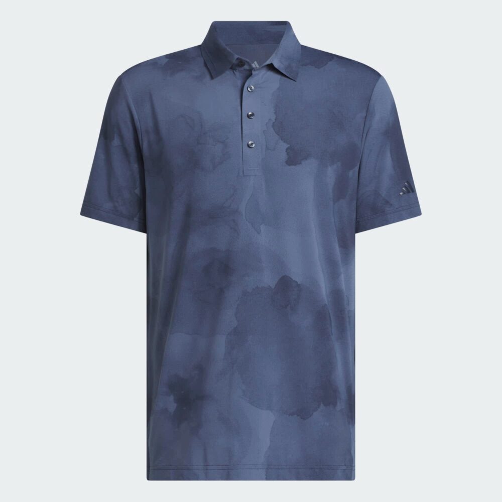 Adidas Tour Print Polo - Collegiate Navy / Preloved Ink
