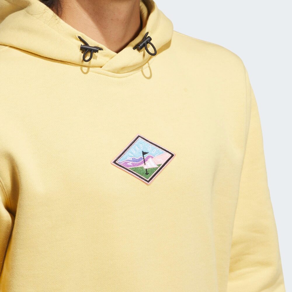 Adidas Tech Graphic Hoodie - Oat - Image 2