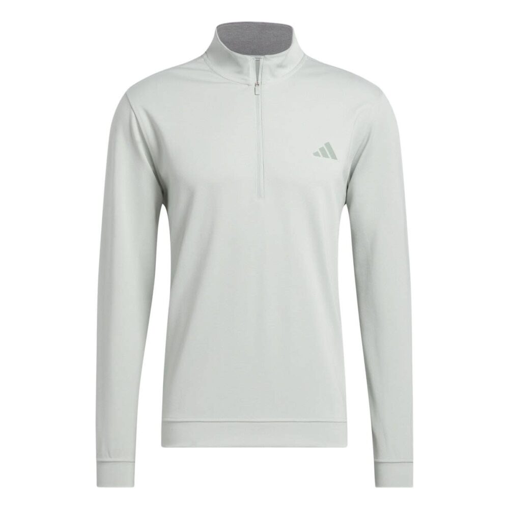 Adidas Elevated 1/4 Zip Jumper - Wonder Silver