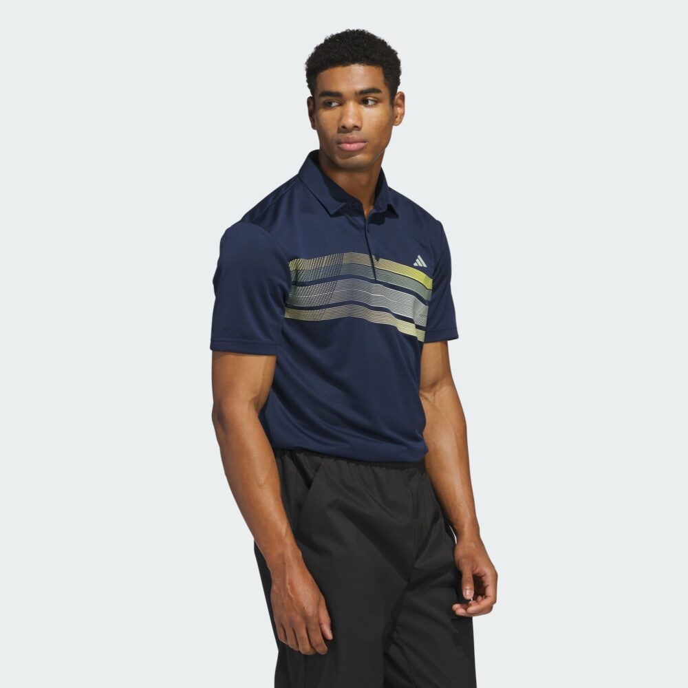 Adidas Core Chest Stripe Polo - Collegiate Navy / Wonder Silver - Image 4