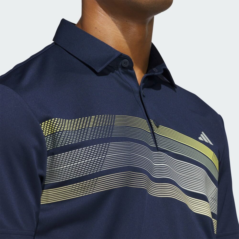 Adidas Core Chest Stripe Polo - Collegiate Navy / Wonder Silver - Image 5