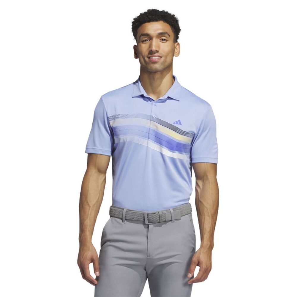 Adidas Core Chest Stripe Polo - Blue Spark - Image 3