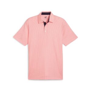 Puma MATTR Cups Polo - White Glow/Melon Punch