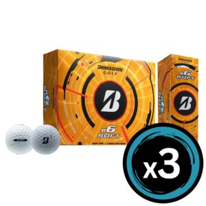 Bridgestone 25 e6 Soft - White 3 Pack