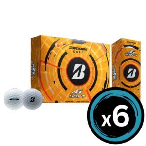 Bridgestone 25 e6 Soft - White 6 Pack