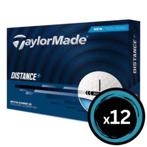 Taylormade TM25 Distance Plus + Balls - White 12 Pack